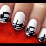 Музыкальный маникюр с рисунком ноты на ногтях - видео