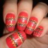 Маникюр с параллельными прямыми